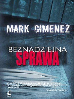cover image of Beznadziejna sprawa